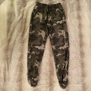 Camo jogger pants